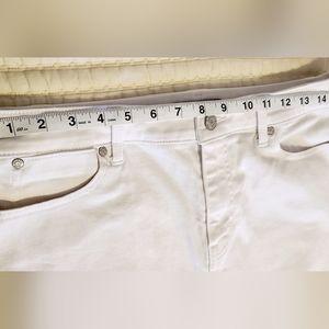 Talbots White Denim Skirt